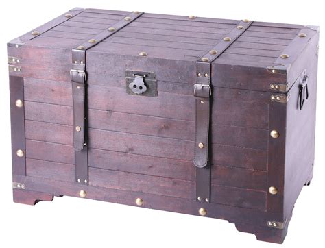 wooden storage trunks